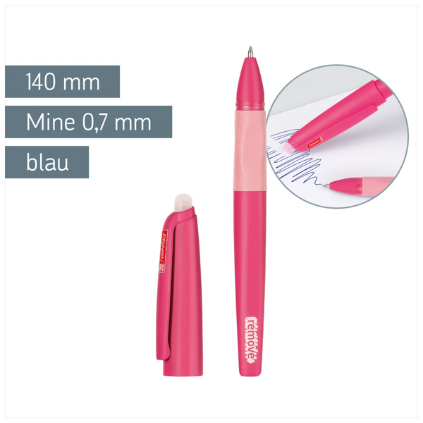 Gelschreiber „REMOVE“ Colour Code radierbar | breit, 0,7 mm, tulip