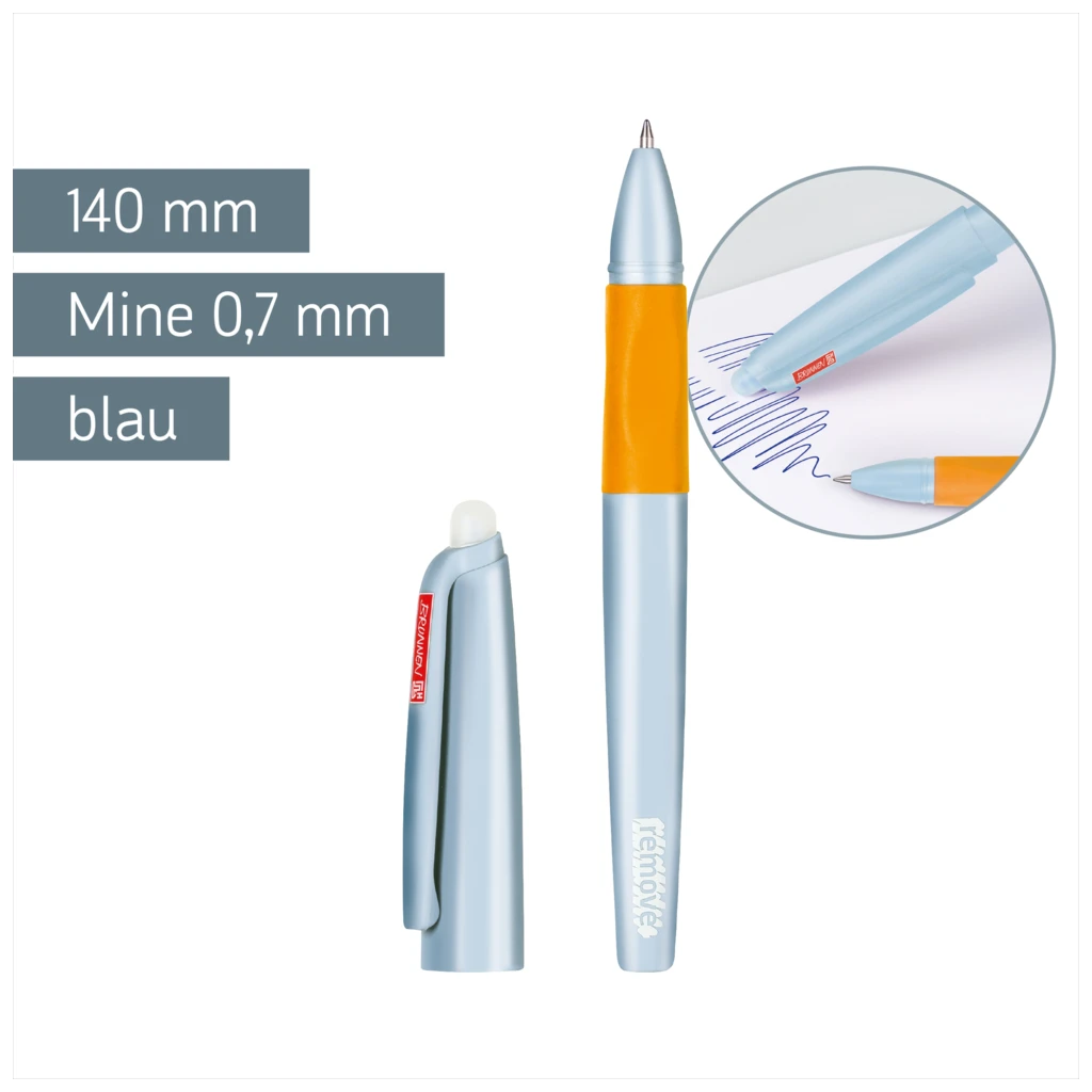 Gelschreiber „REMOVE“ radierbar | breit, 0,7 mm, soft blue