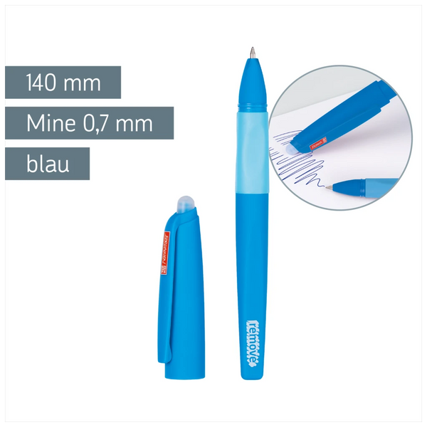 Gelschreiber „REMOVE“ Colour Code radierbar | breit, 0,7 mm, azur