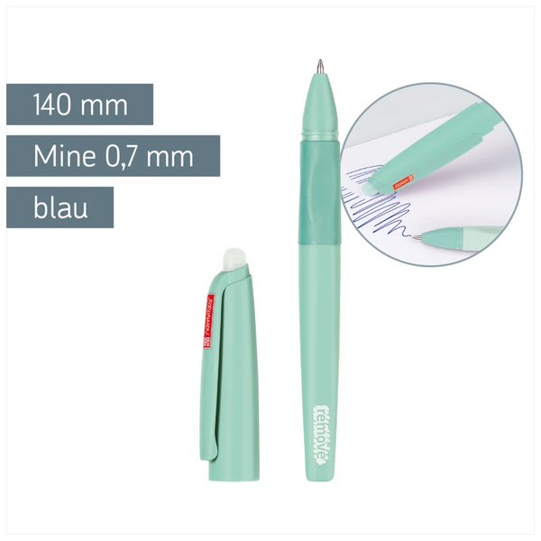 Gelschreiber „REMOVE“ Colour Code radierbar | breit, 0,7 mm, mint