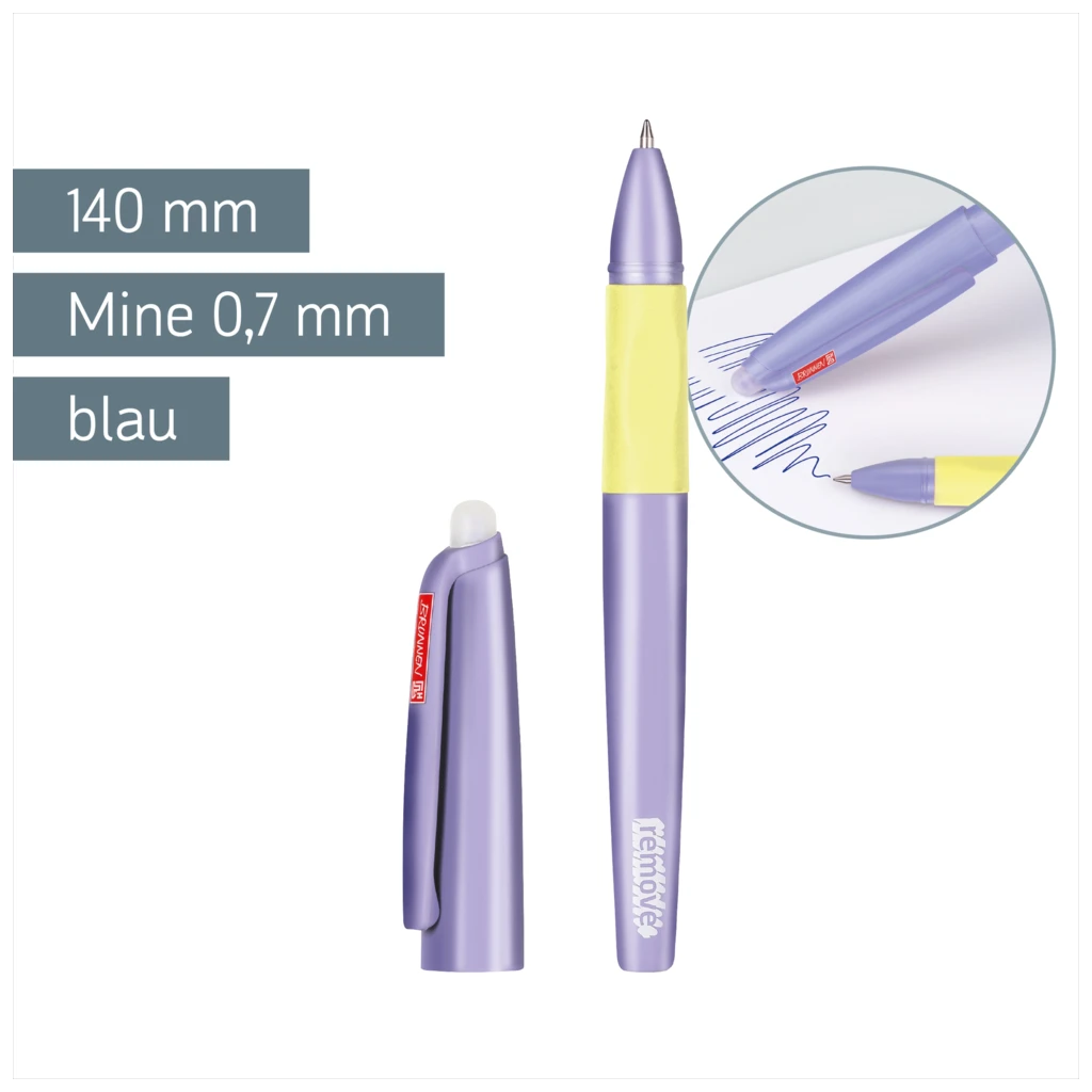 Gelschreiber „REMOVE“ radierbar | breit, 0,7 mm, lilac