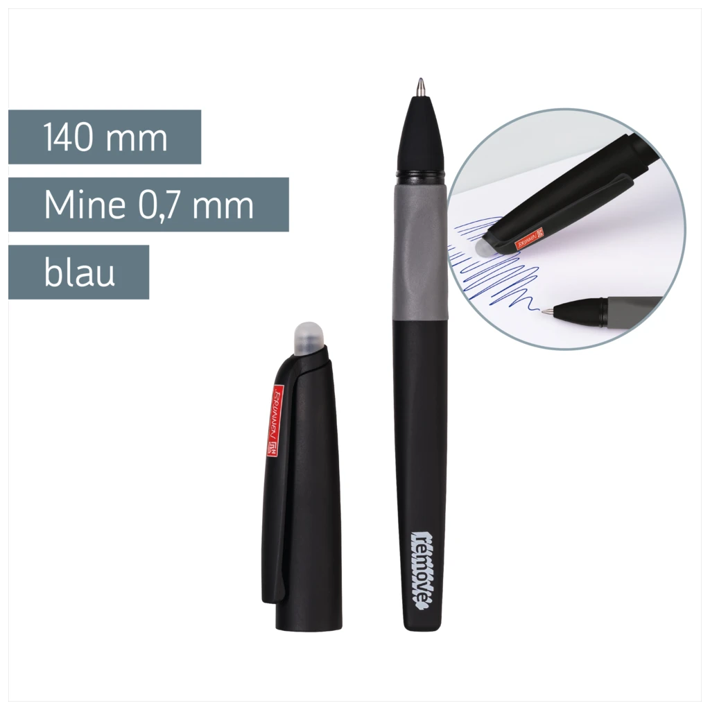 Gelschreiber „REMOVE“ Colour Code radierbar | breit, 0,7 mm, onyx