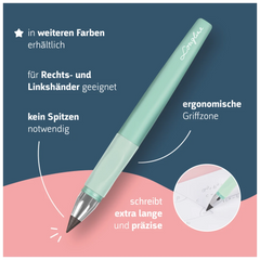 Bleistift „REMOVE Longline“ Colour Code | H, mint