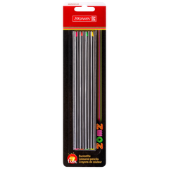 Buntstifte-Set „Neon“ | rund, schwarz