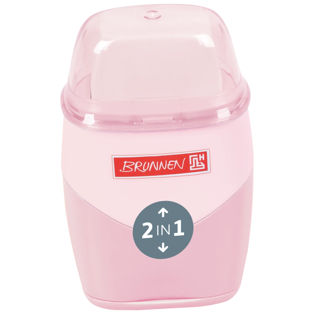 Dosenspitzer mit Radiergummi Colour Code 2 in 1 | rose