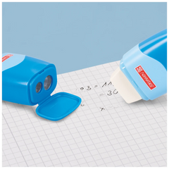 Dosenspitzer & Radierer Colour Code 2 in 1 | azur