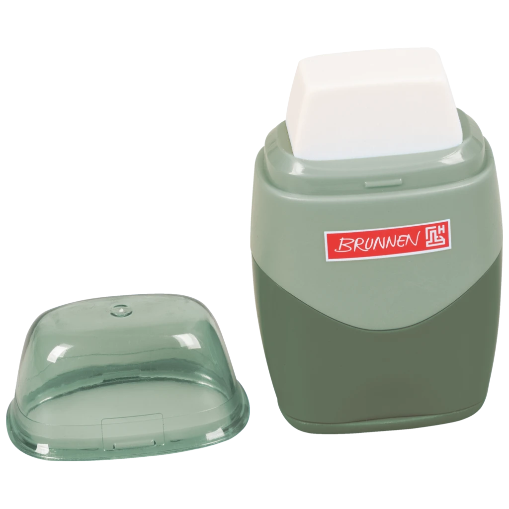 Dosenspitzer mit Radiergummi Colour Code 2 in 1 | olive