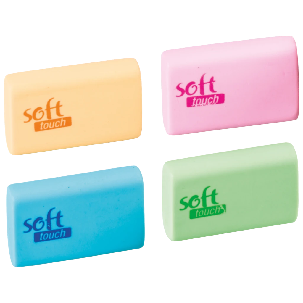 Radiergummi Soft-Touch | sortiert