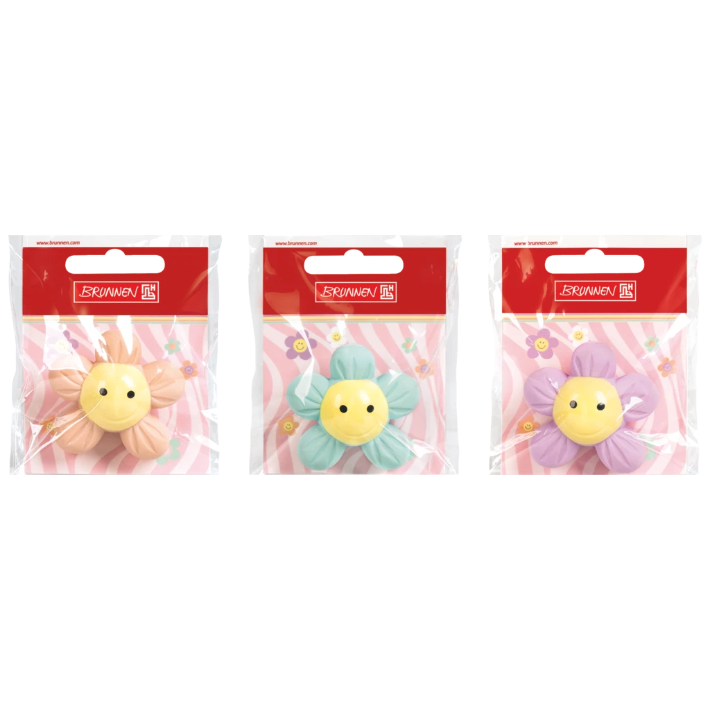Radiergummi Happy Hippie 3D | sortiert