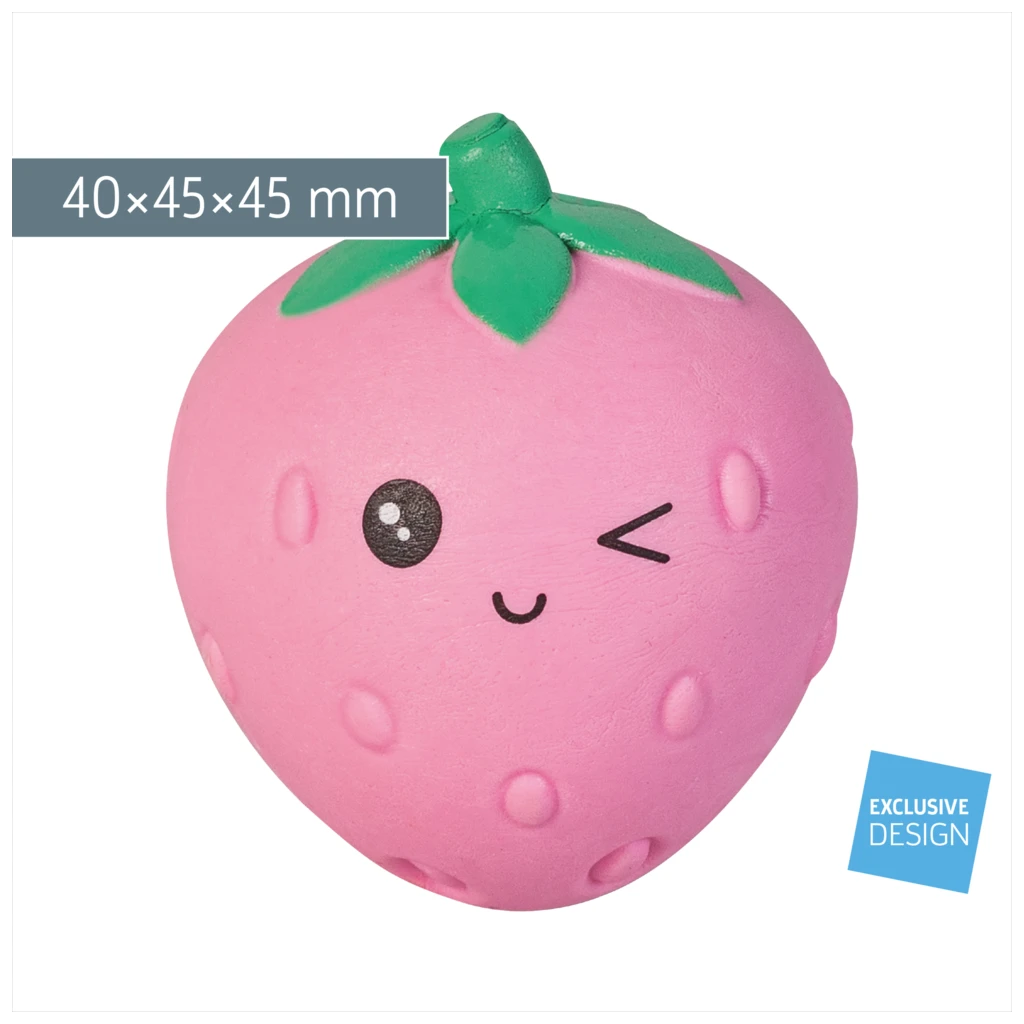 Radiergummi Fruity Love 3D | rosa/grün