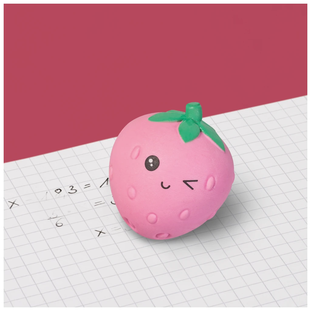 Radiergummi Fruity Love 3D | rosa/grün