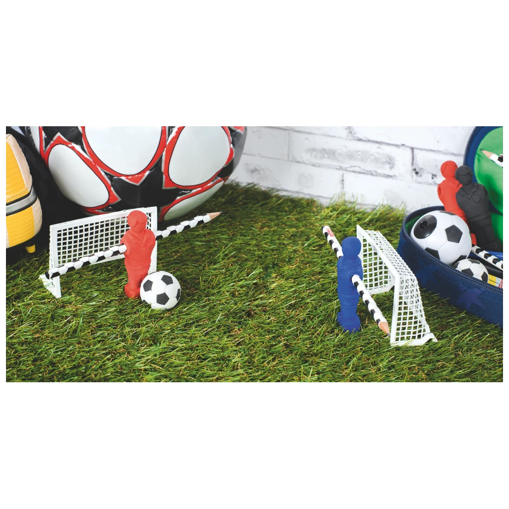 Radiergummi „Fußball“ 3D | weiß/schwarz