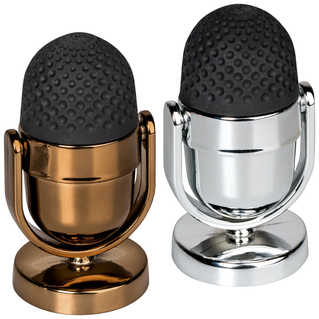 Dosenspitzer mit Radiergummi „Mikrofon“ | sortiert