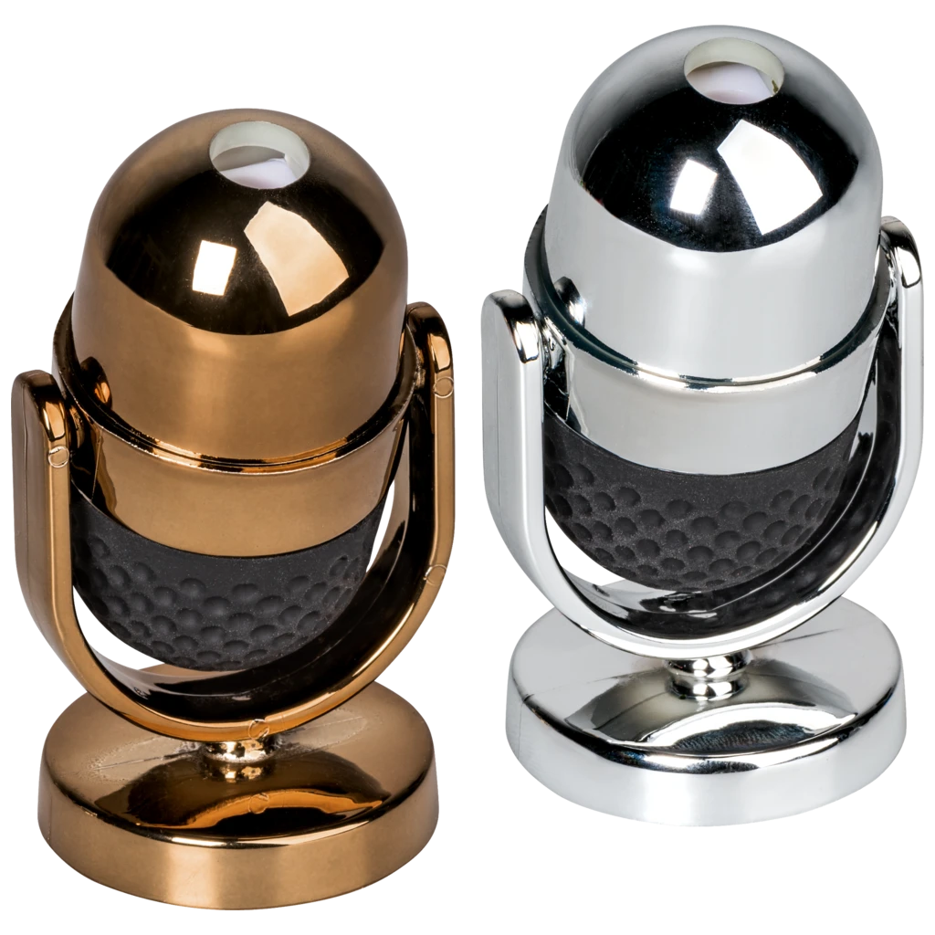 Dosenspitzer mit Radiergummi „Mikrofon“ | sortiert