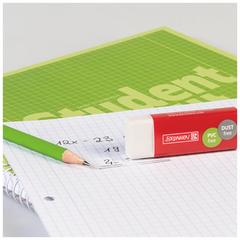 Radiergummi DUST free | weiß