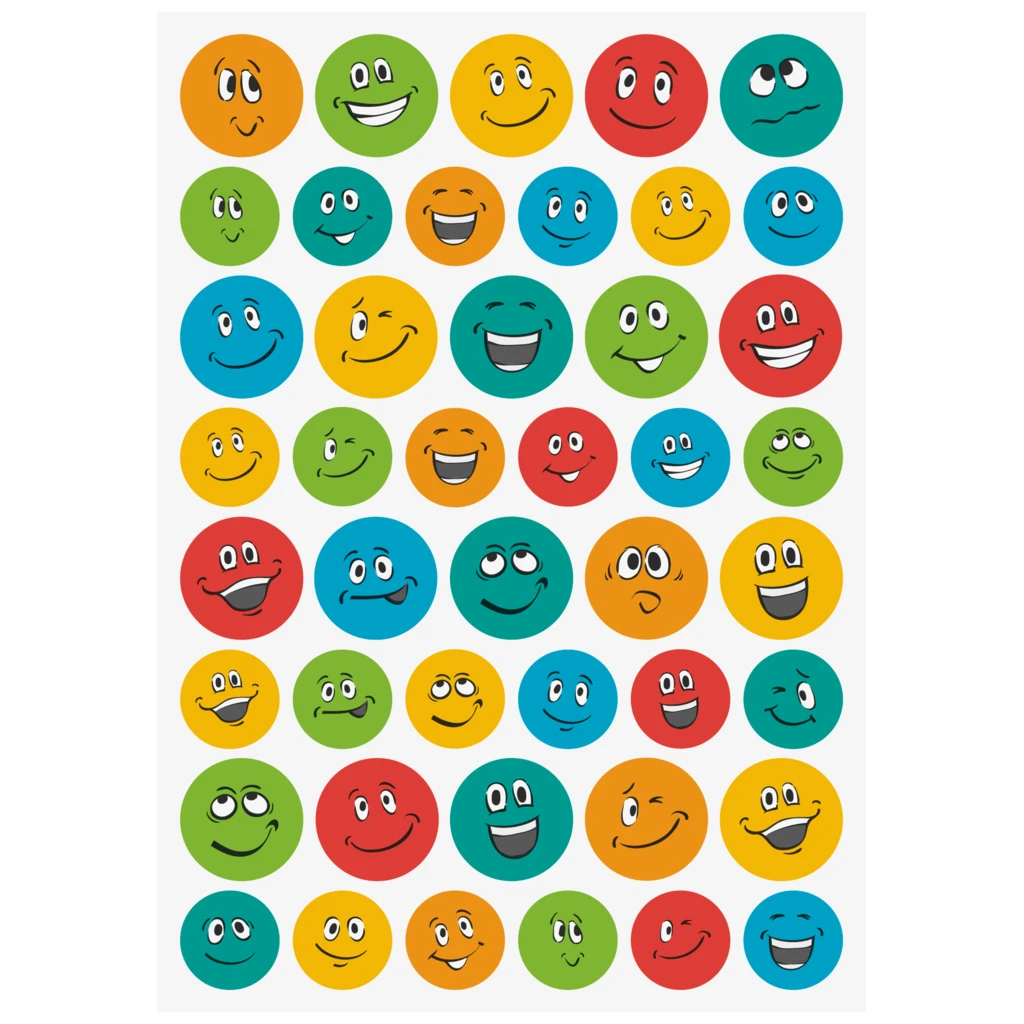 Stickerblock Belohnung „Smile“ | A5, mehrfarbig, 6 Blatt