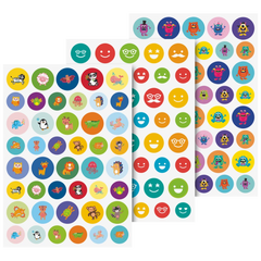 Stickerblock Belohnung „Mixed“ | A5, mehrfarbig, 6 Blatt