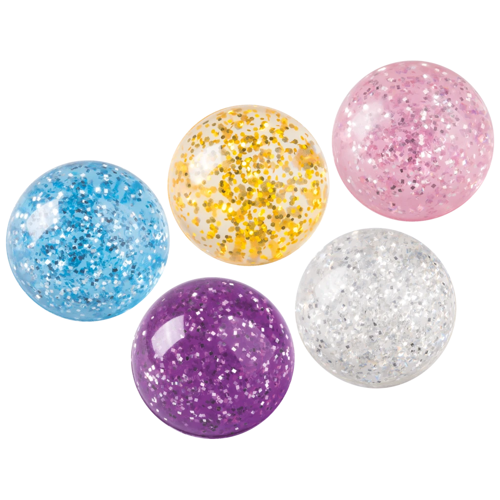 Gummiball „Glitzer“ | sortiert
