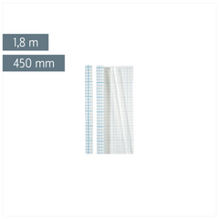 Bucheinbandfolie | 450 mm × 1,8 m, selbstklebend, transparent