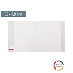 Buchschoner | 17,5×32 cm, stabile Folie, PVC, glasklar