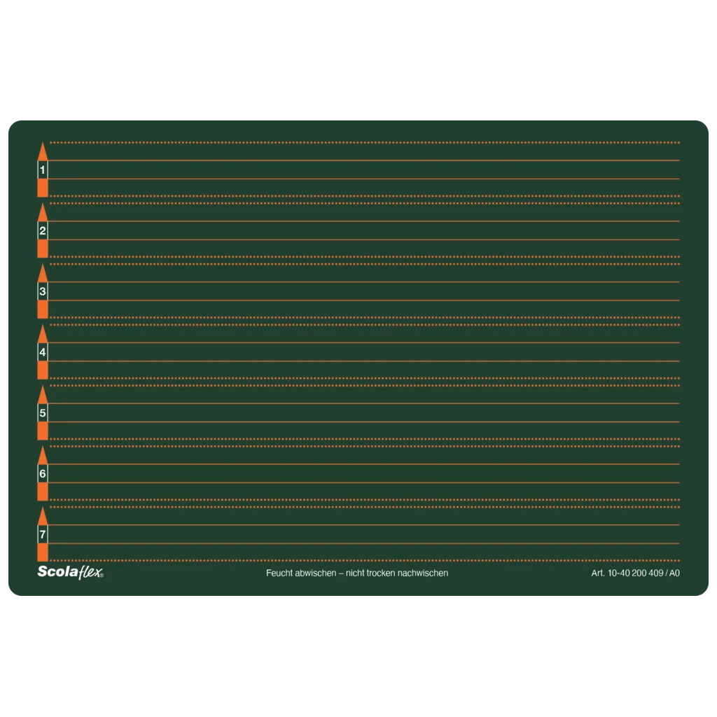 Schreibtafel Scolaflex Lin. A0 | grün