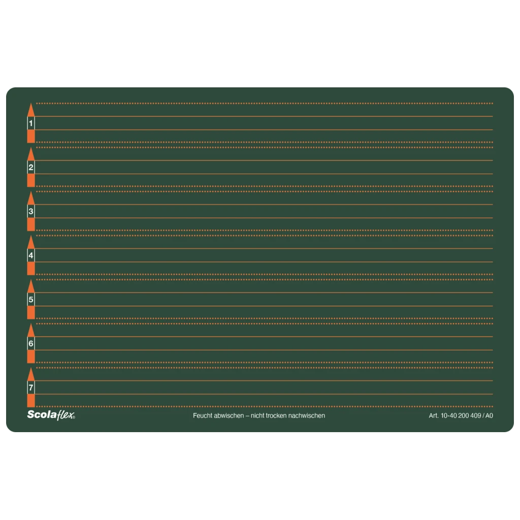 Schreibtafel Scolaflex Lin. A0 | grün