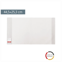 Buchschoner | 25×44,5 cm, stabile Folie, PVC, glasklar