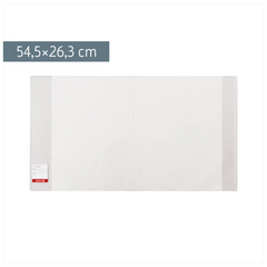 Buchschoner | 26×54,5 cm, stabile Folie, PVC, glasklar