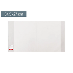Buchschoner | 26,7×54,5 cm, stabile Folie, PVC, glasklar