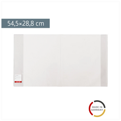 Buchschoner | 28,5×54,5 cm, stabile Folie, PVC, glasklar