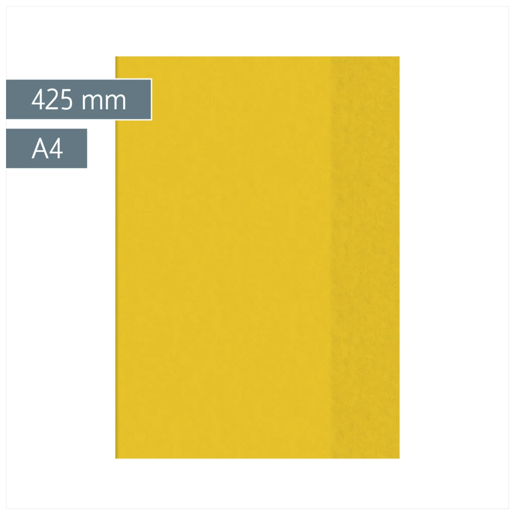 Hefthülle | 425 mm, A4, gelb