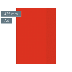 Hefthülle | 425 mm, A4, rot