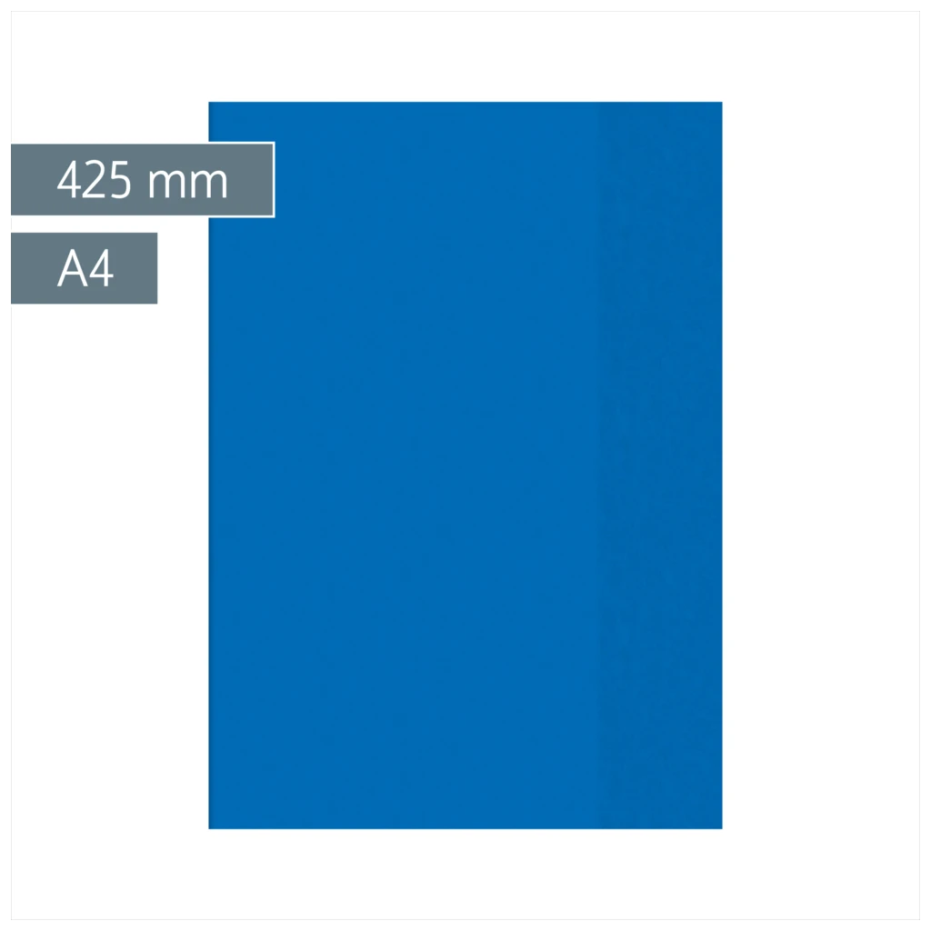 Hefthülle | 425 mm, A4, blau