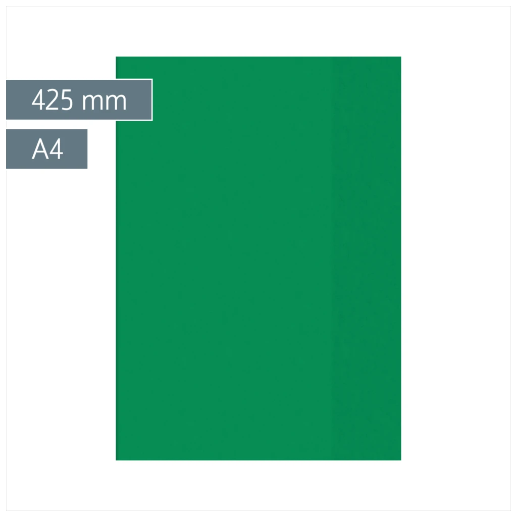 Hefthülle | 425 mm, A4, grün