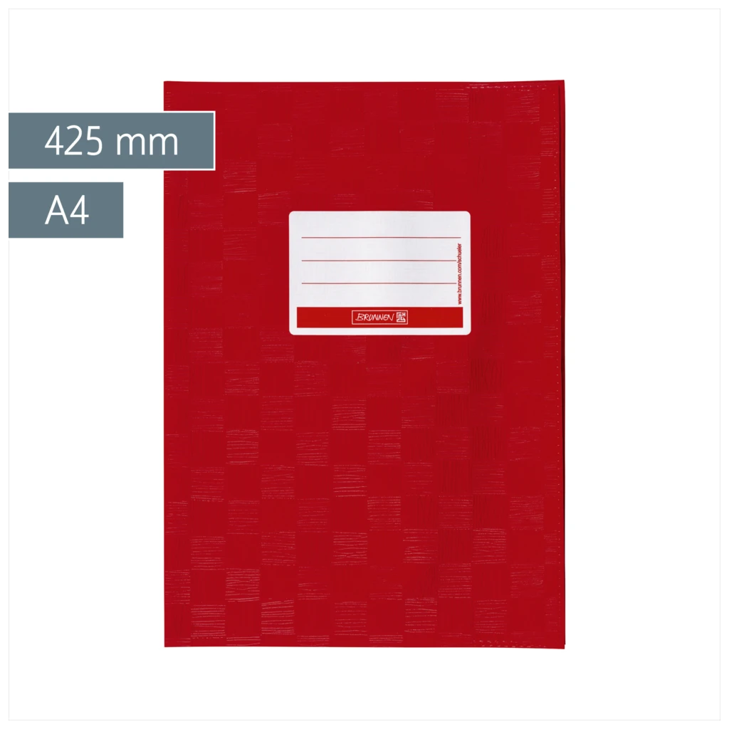 Hefthülle | 425 mm, A4, weinrot