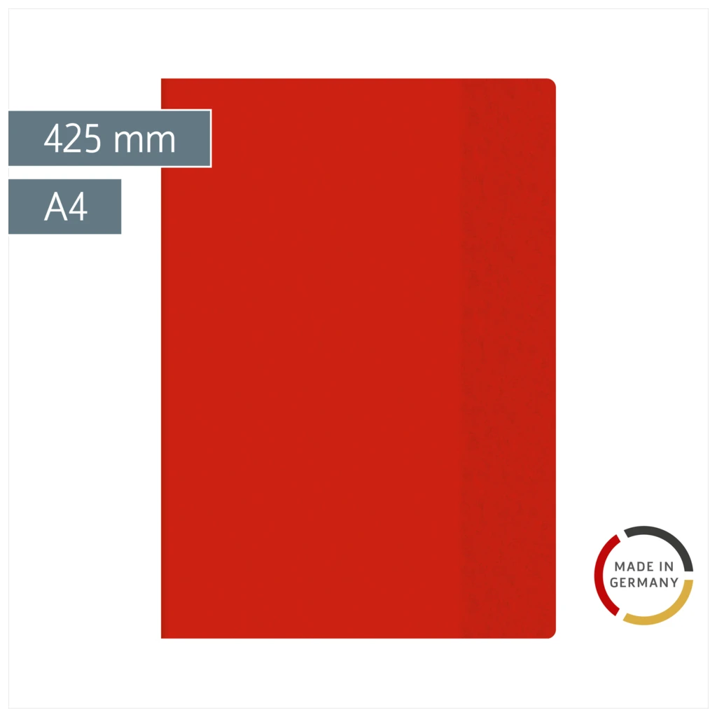 Hefthülle | 425 mm, A4, rot