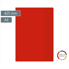 Hefthülle | 425 mm, A4, rot