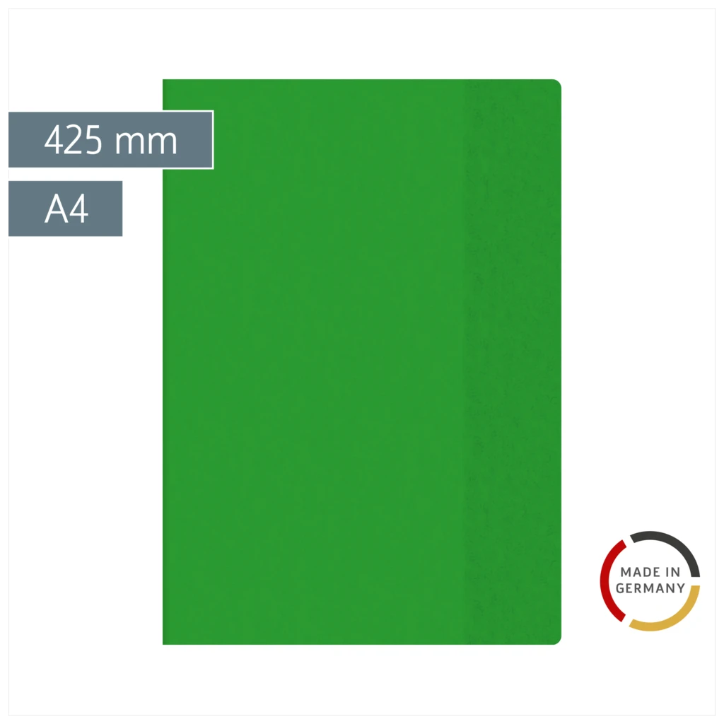 Hefthülle | 425 mm, A4, grün