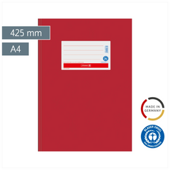 Hefthülle Premium | 425 mm, A4, hochrot
