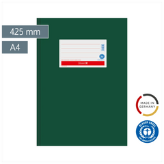 Hefthülle Premium | 425 mm, A4, dunkelgrün