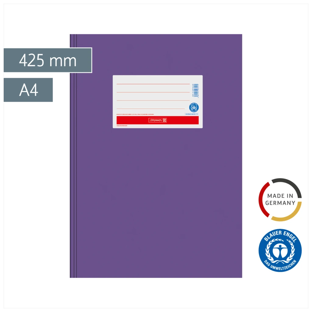 Hefthülle Premium | 425 mm, A4, violett