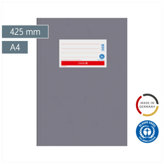 Hefthülle Premium | 425 mm, A4, grau