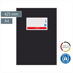 Hefthülle Premium | 425 mm, A4, schwarz