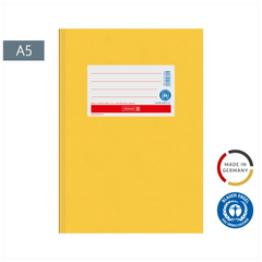 Hefthülle Premium | A5, goldgelb