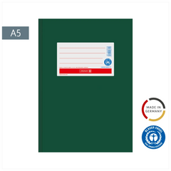 Hefthülle Premium | A5, dunkelgrün