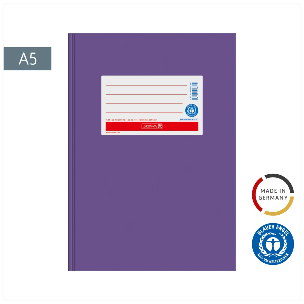 Hefthülle Premium | A5, violett