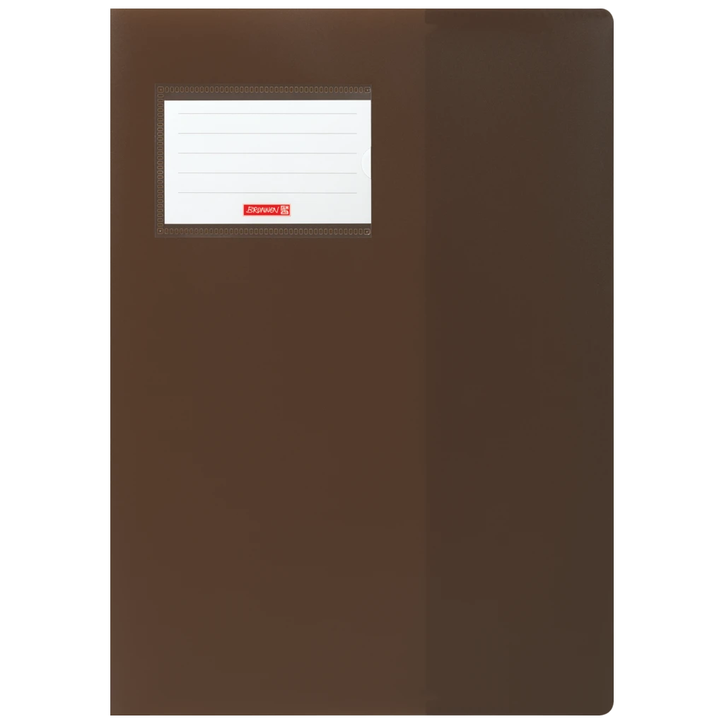 Hefthülle FACT!pp | 215×308 mm, A4, weiß/braun