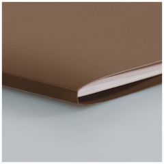 Hefthülle FACT!pp | 215×308 mm, A4, weiß/braun