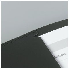 Hefthülle FACT!pp | 215×308 mm, A4, weiß/schwarz