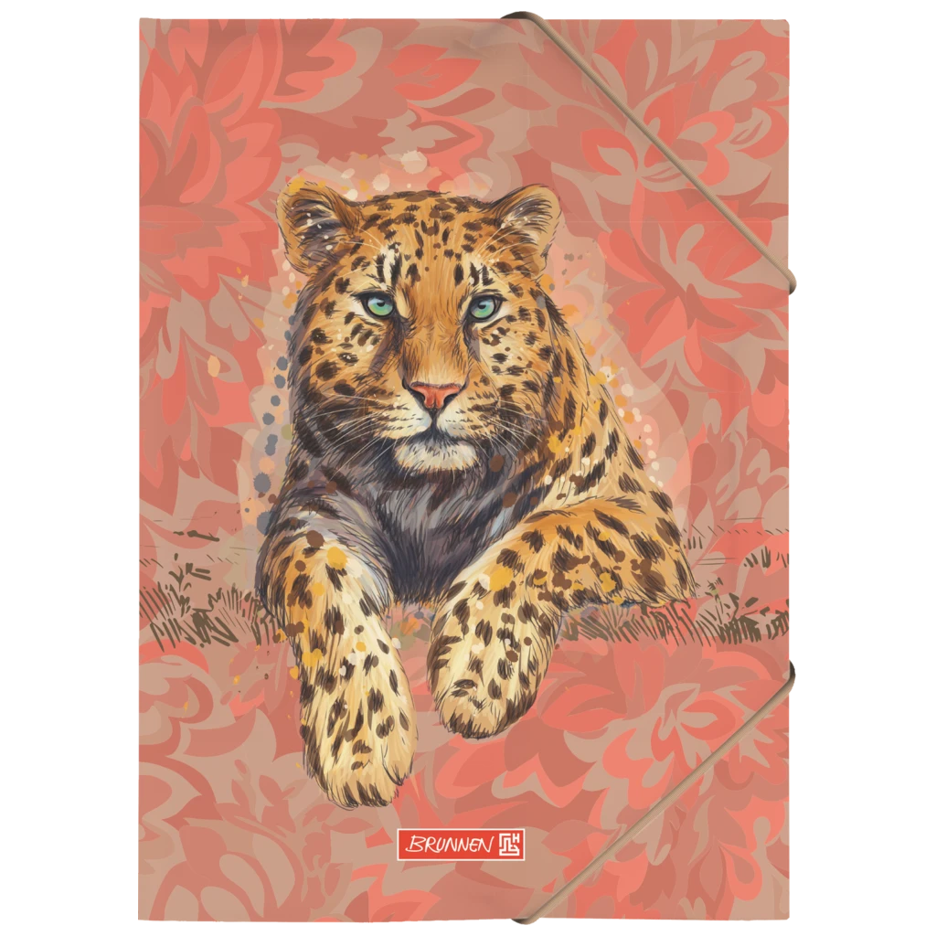 Sammelmappe „Leopard“ Safari World | A4, Füllhöhe: 10 mm